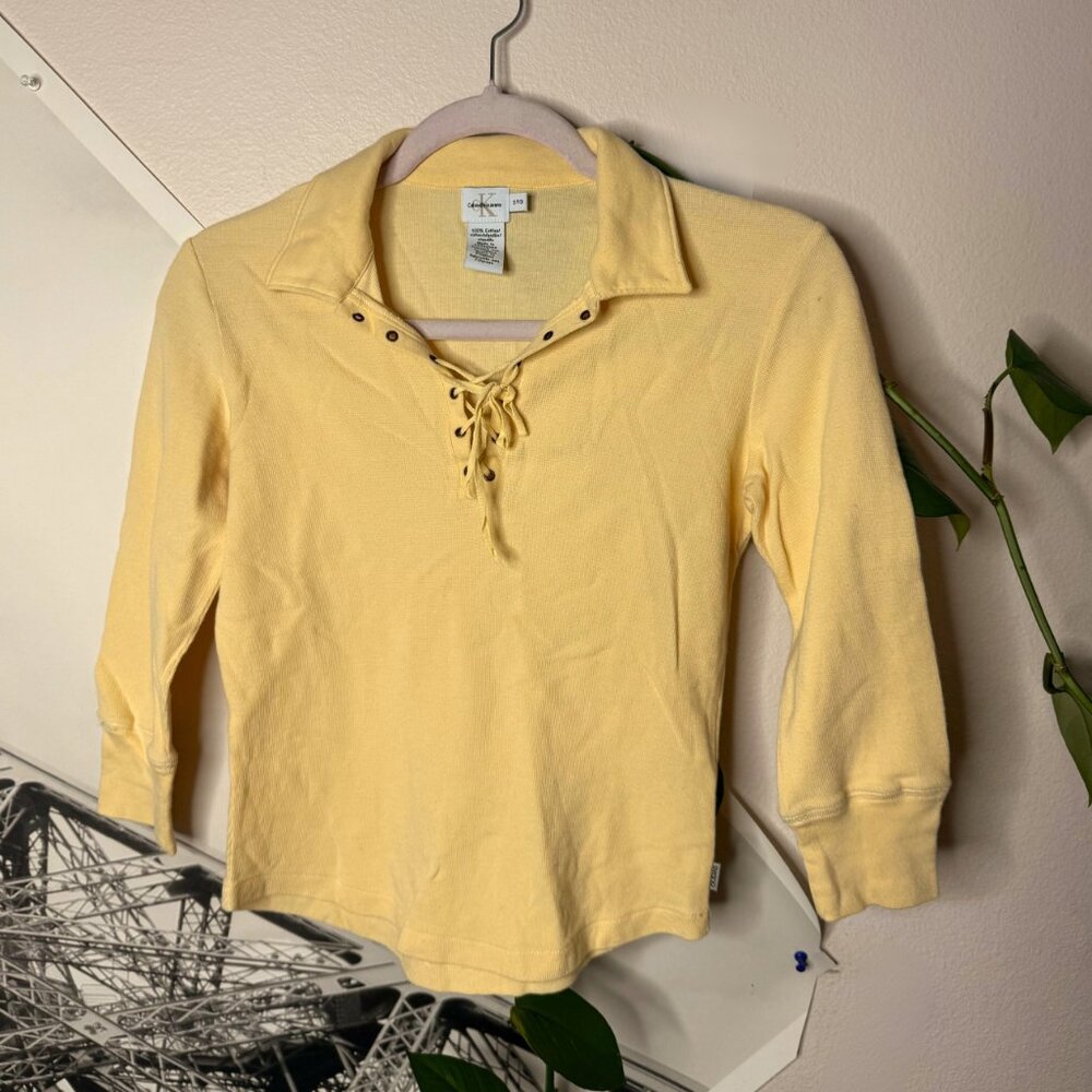 💛 Yellow Vintage Clavin Klein T-Shirt 💛